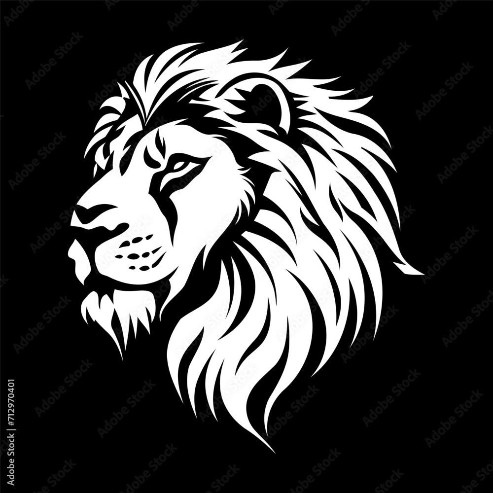 Fototapeta premium Lion logo design vector template