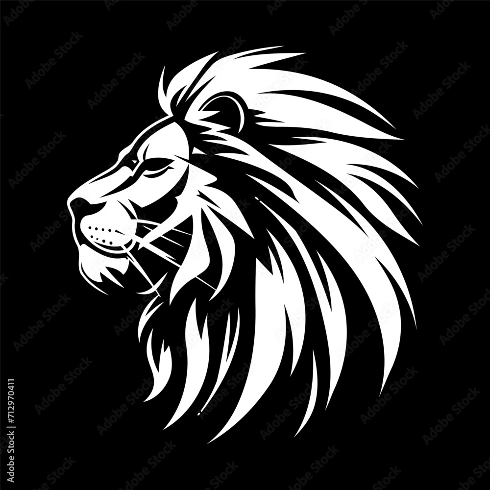 Fototapeta premium Lion logo design vector template
