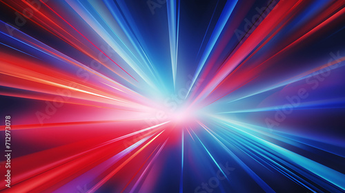an abstract background with red and blue rays