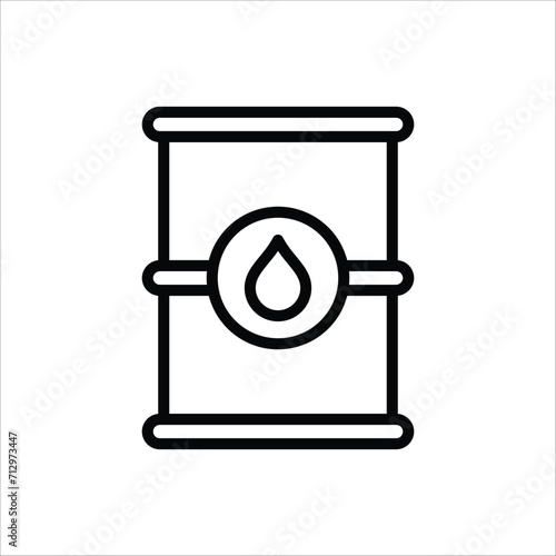 oil barrel icon vector design template simple and clean