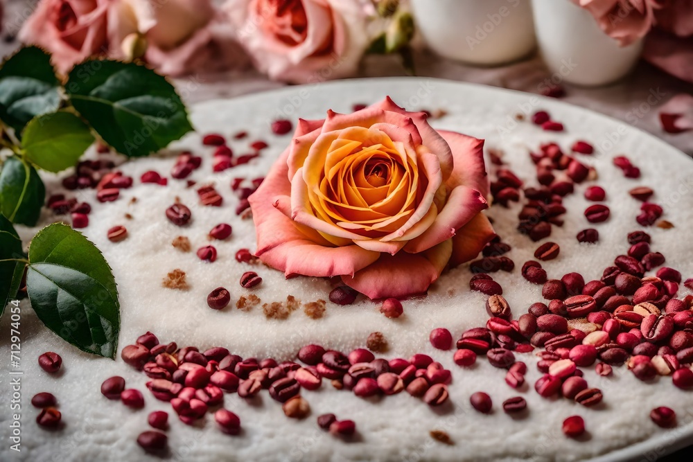 cake with rose cake with rose