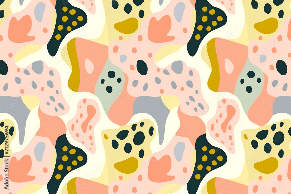 geometric pattern pop background, Generative AI geometric pattern pop background, Generative AI