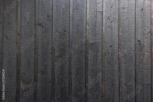 古い木の壁 photo of old decayed wooden fence
