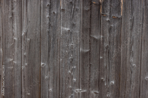 古い木の壁 photo of old decayed wooden fence