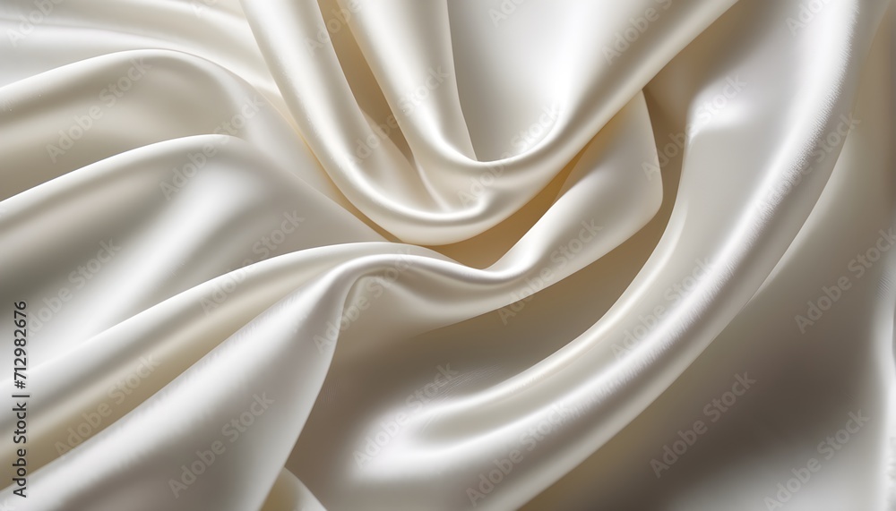 Obraz premium Draped white silk background. Lilac fabric texture surface. Texture, background, pattern, template. 3D vector illustration 