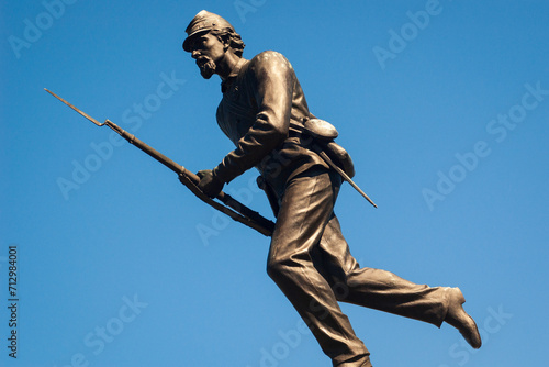 Gettysburg National Military Park, American Civil War Battlefield, in Gettysburg, Pennsylvania