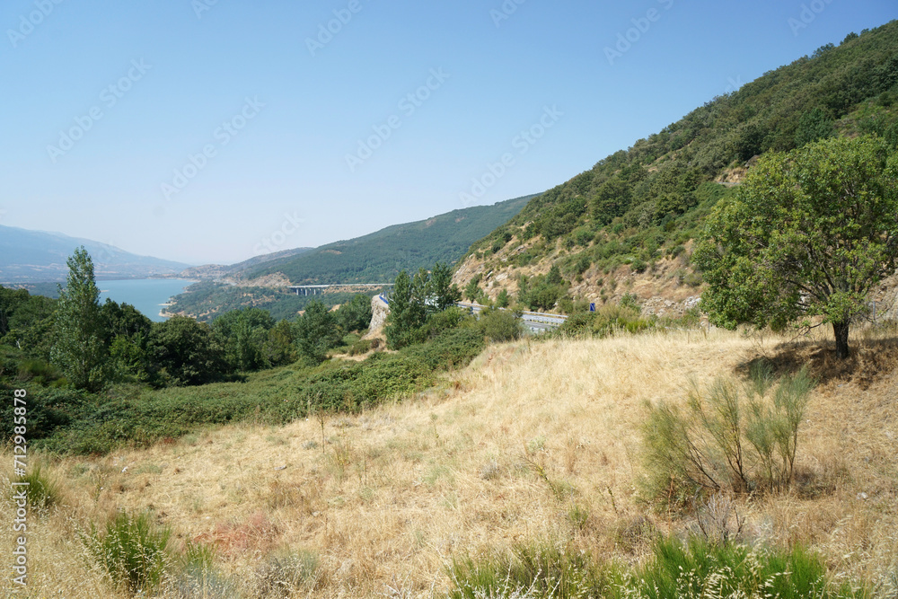 Naklejka premium Extremadura photographed from the road