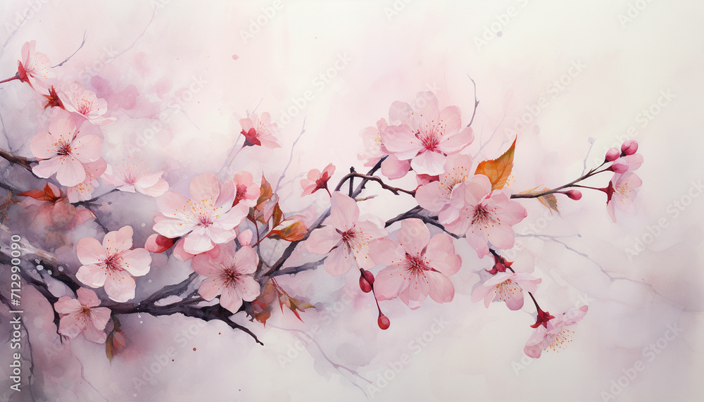 Create a stunning watercolor painting featuring