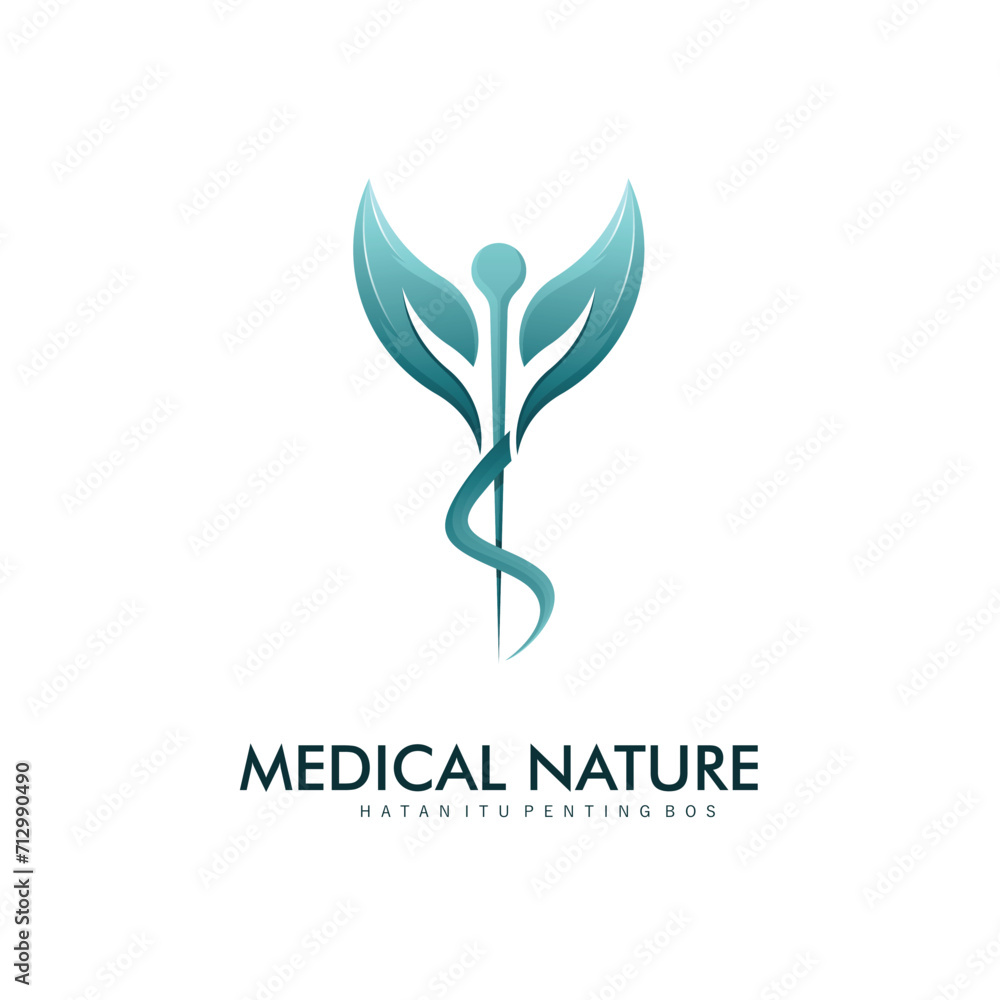 Medical Nature Logo Design Medical Nature Logo Design