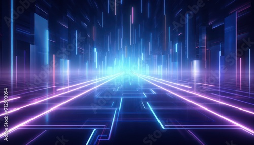 abstract neon light background