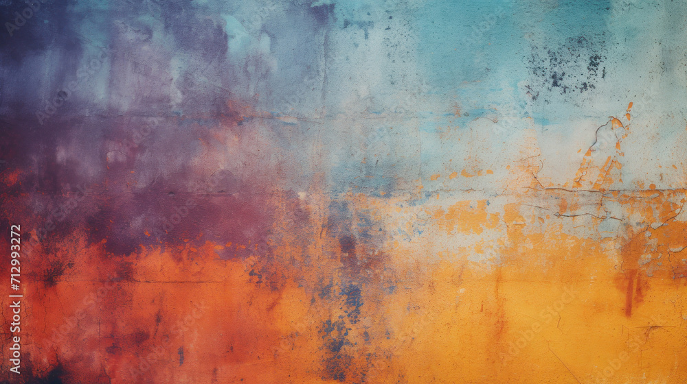 Warm-toned abstract grunge texture with a blend of orange, red, and blue, perfect for artistic backgrounds. Warm-toned abstract grunge texture with a blend of orange, red, and blue, perfect for artistic backgrounds.