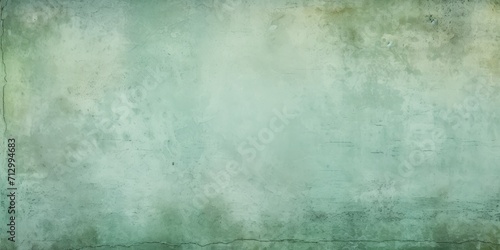 Sage green grunge wall with rough texture, perfect for close-up design background.