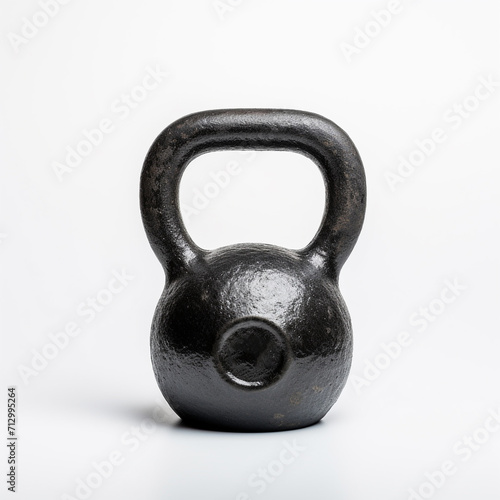 illustration of a old rusty kettlebell. Created with Generative AI