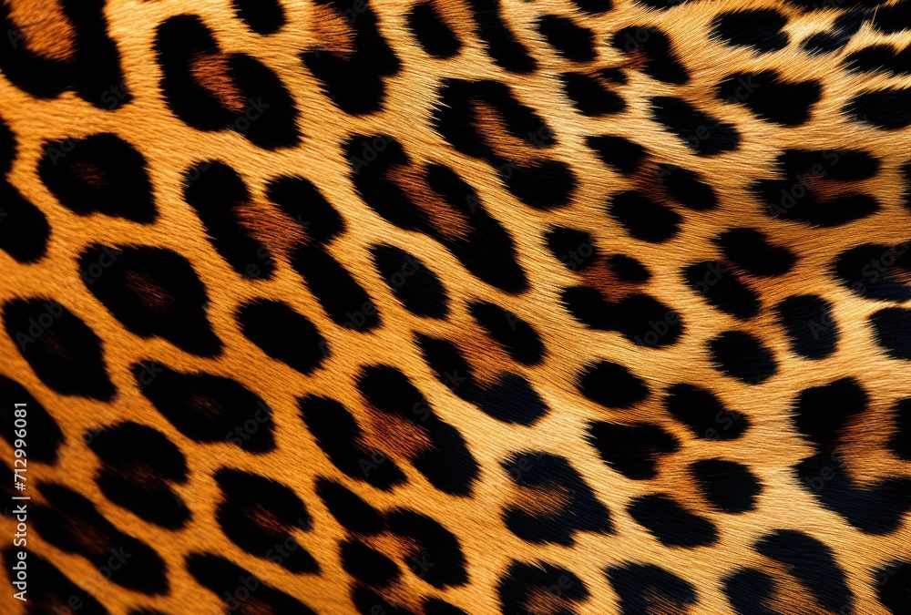 Experience the rich texture of leopard skin. Experience the rich texture of leopard skin.