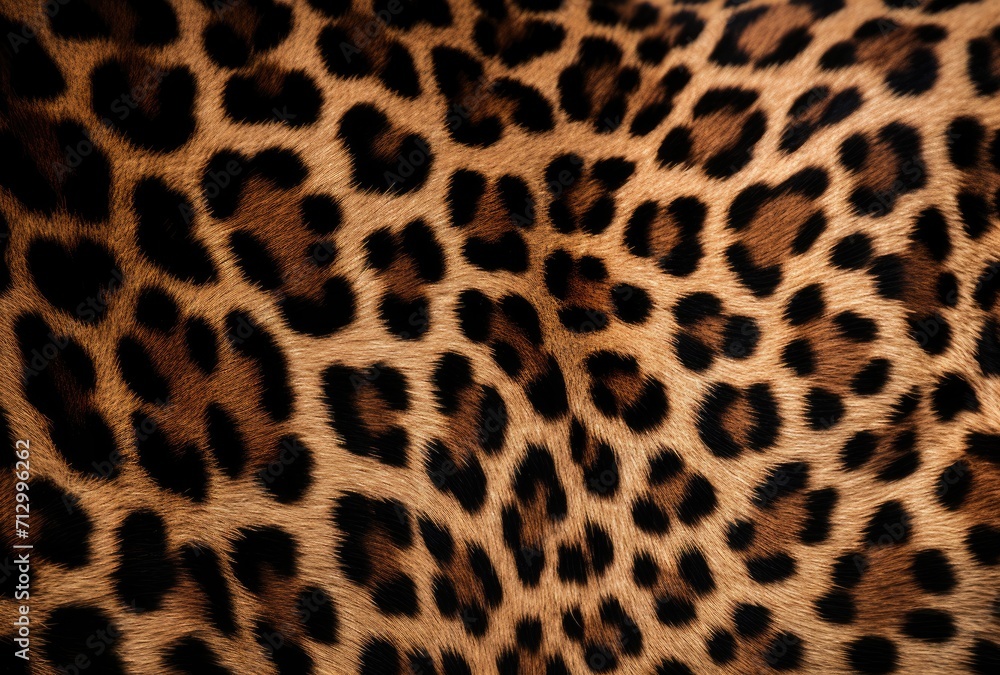 Experience the rich texture of leopard skin. Experience the rich texture of leopard skin.