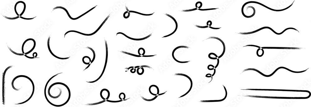 Hand drawn curved arrows set. Sketch doodle style collection. Route or pointers icon vector illustration Hand drawn curved arrows set. Sketch doodle style collection. Route or pointers icon vector illustration