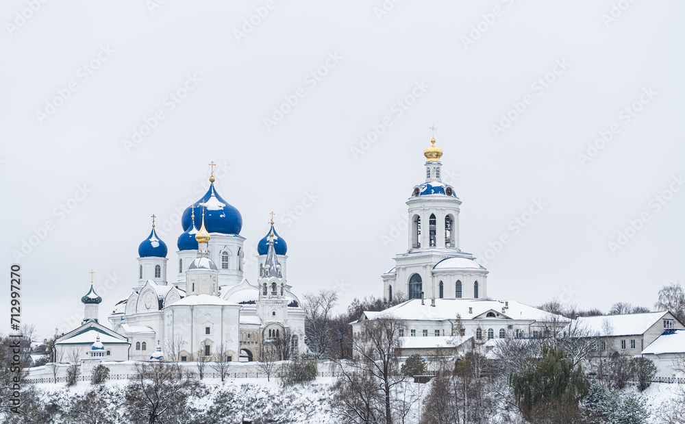 Obraz premium Bogolyubsky Monastery of the Nativity of the Virgin Mary, a womens Orthodox monastery in the village of Bogolyubovo, Suzdal district, Vladimir region