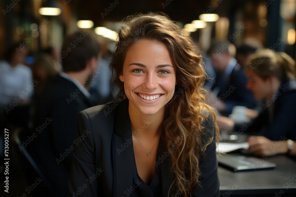 Business secretary working closely with a team of professionals to ensure the office functions smoothly, Generative AI Business secretary working closely with a team of professionals to ensure the office functions smoothly, Generative AI