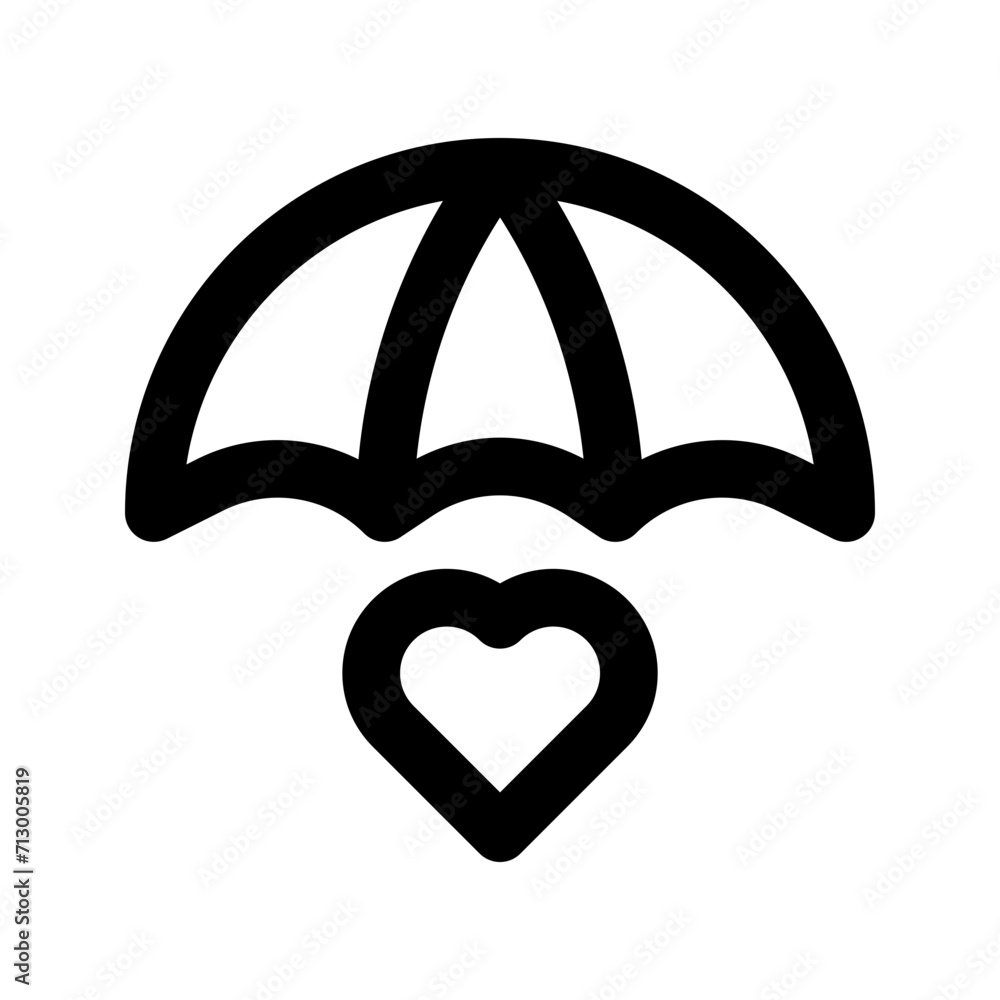 life insurance line icon life insurance line icon