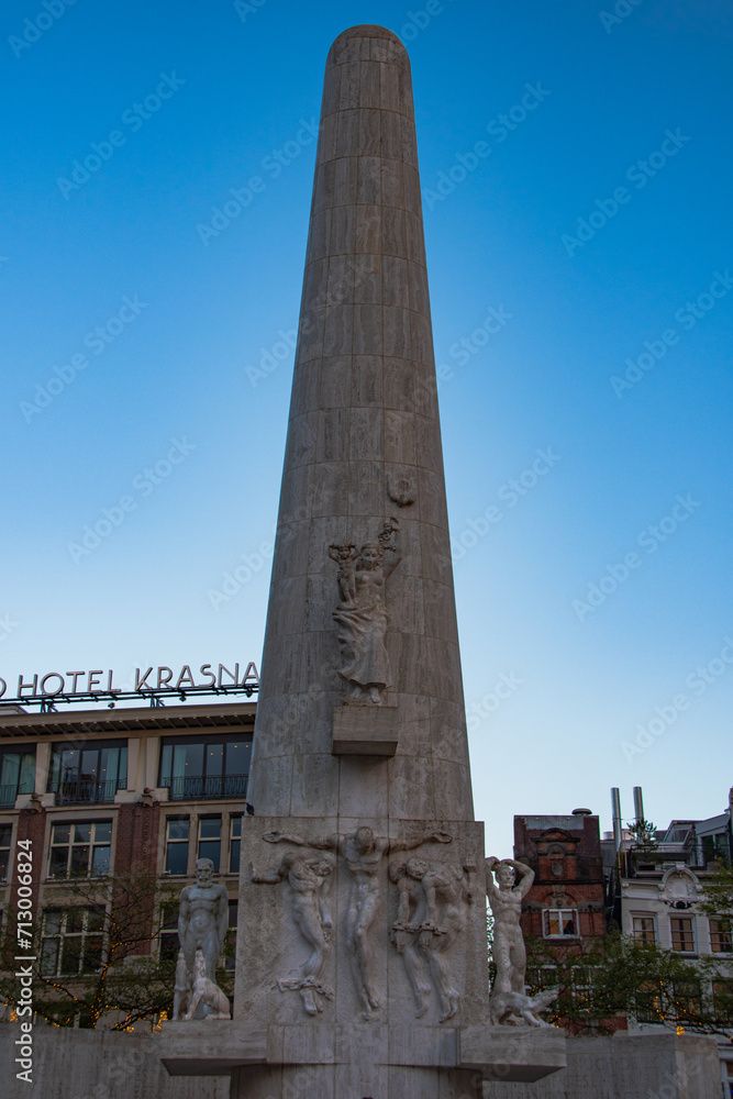monument in piazza navona city