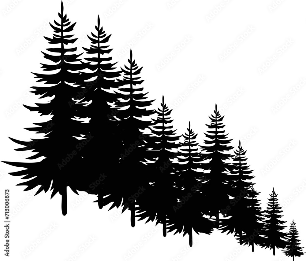 Pine Tree Silhouette Pine Tree Silhouette