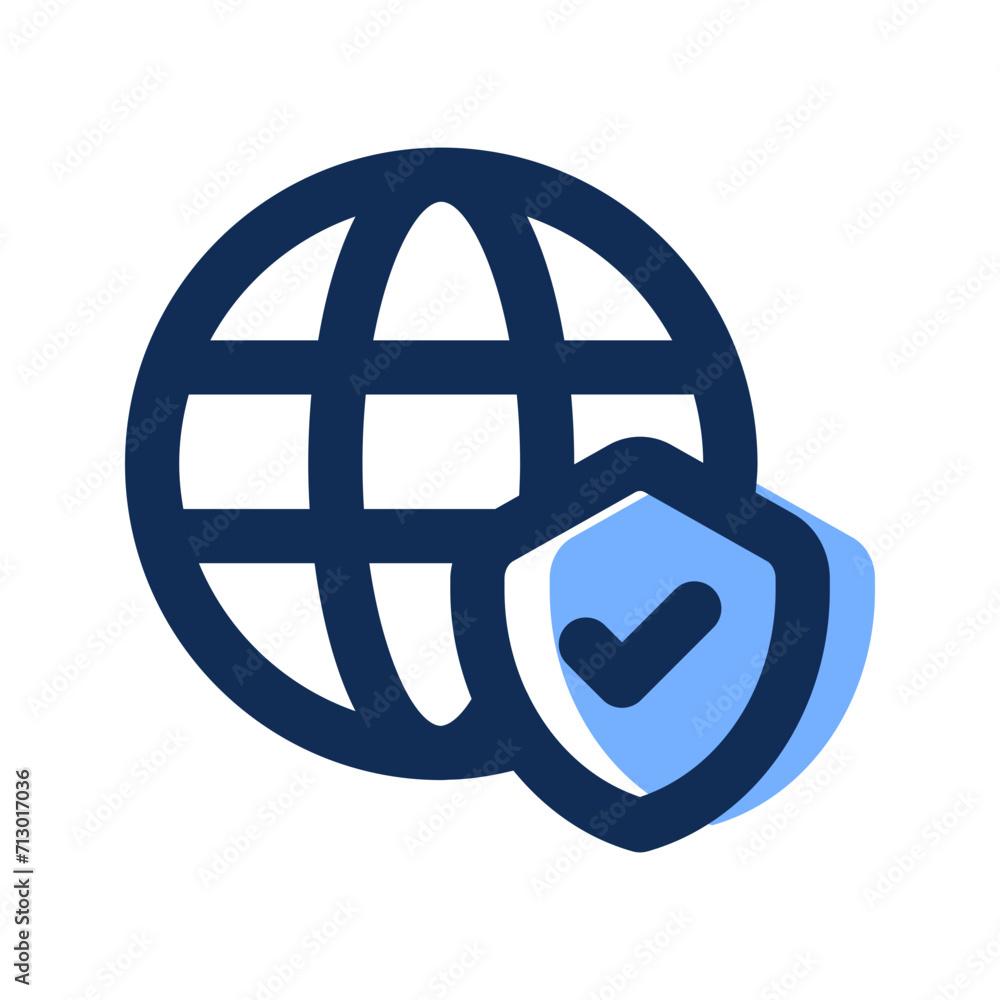 internet security Filled line icon internet security Filled line icon