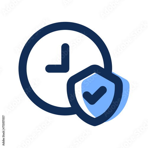 long term Filled line icon