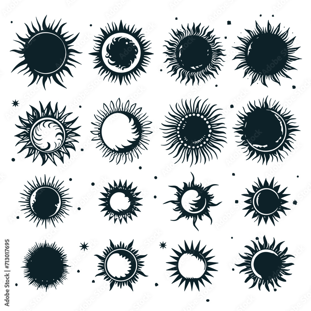 sun, vector, flower, icon, summer, design, set, illustration, symbol, art, pattern, collection, nature, sign, element, star, yellow, decoration, weather, floral, sunlight, sunbeam, circle, ornament sun, vector, flower, icon, summer, design, set, illustration, symbol, art, pattern, collection, nature, sign, element, star, yellow, decoration, weather, floral, sunlight, sunbeam, circle, ornament