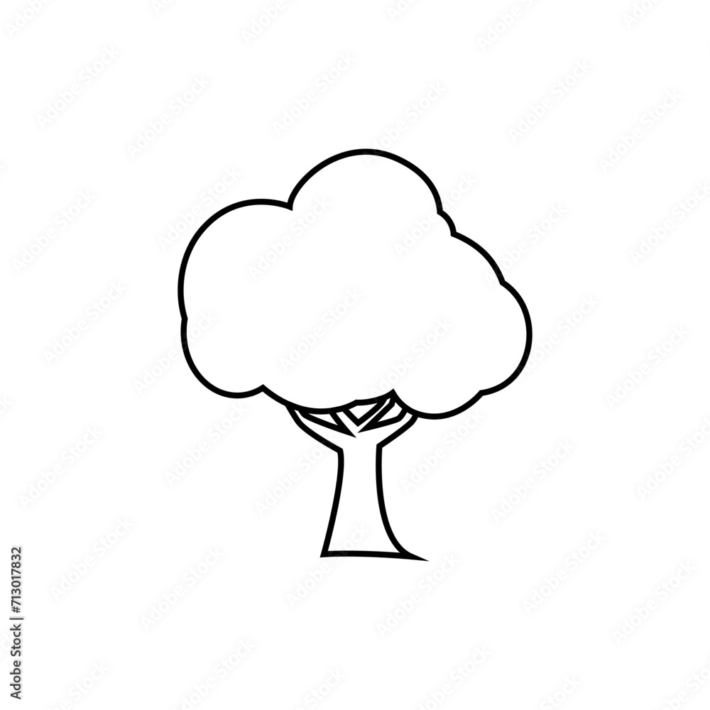 Tree icon vector. Nature illustration sign. green symbol. Tree icon vector. Nature illustration sign. green symbol.
