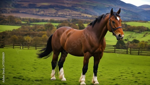 horse in the meadow