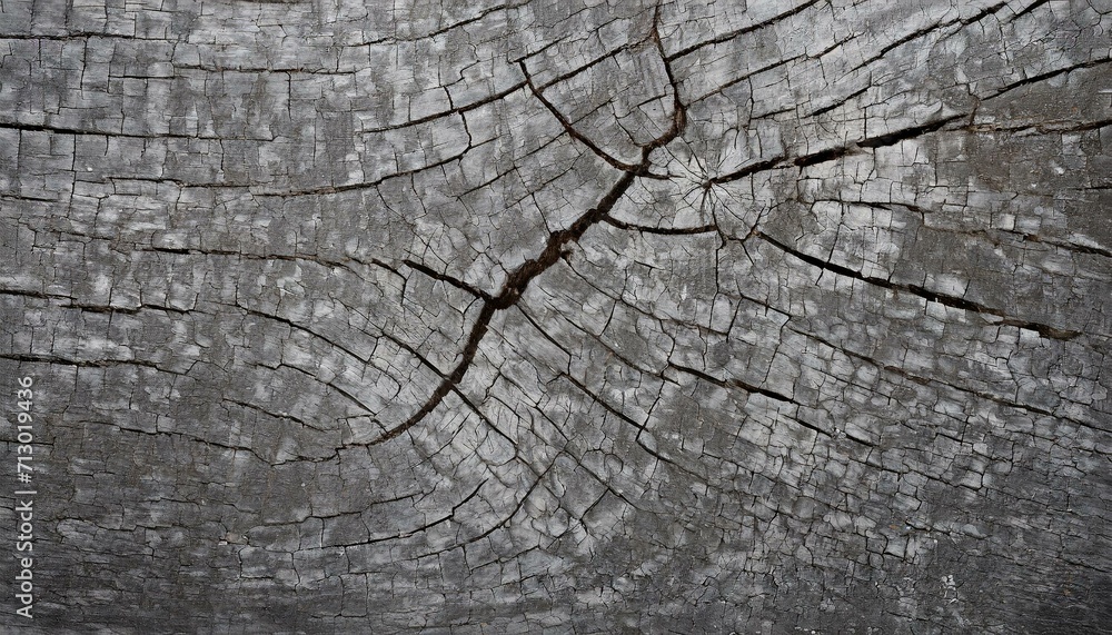 Fototapeta premium Old gray texture cracked in wood background.