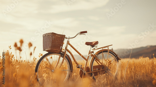 Retro bicycle photo