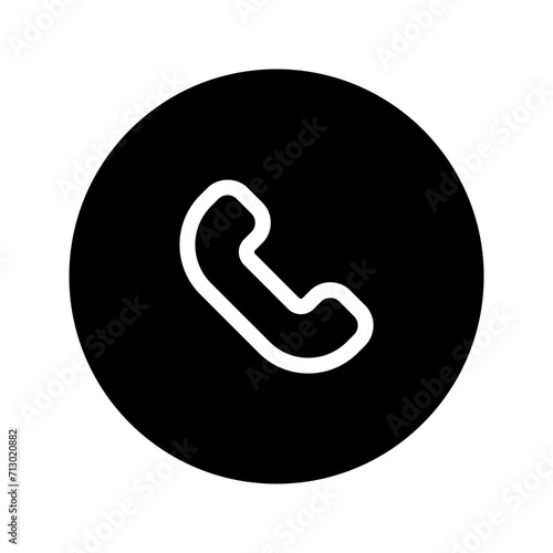 helpline line circular icon