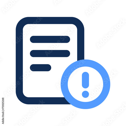 terms and conditions outline color icon