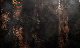 Old grunge copper bronze rustic texture, Generative AI