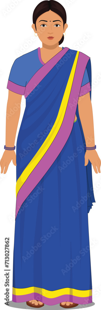 woman in saree