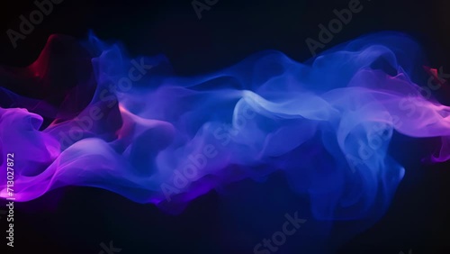 Eerie and surreal, this light painting showcases the unique effects of combining smoke and light to create a stunningly abstract image. photo