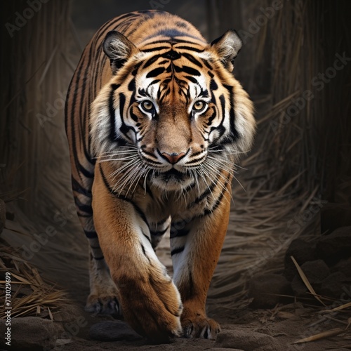 Nice royal bengal tiger image Generative AI