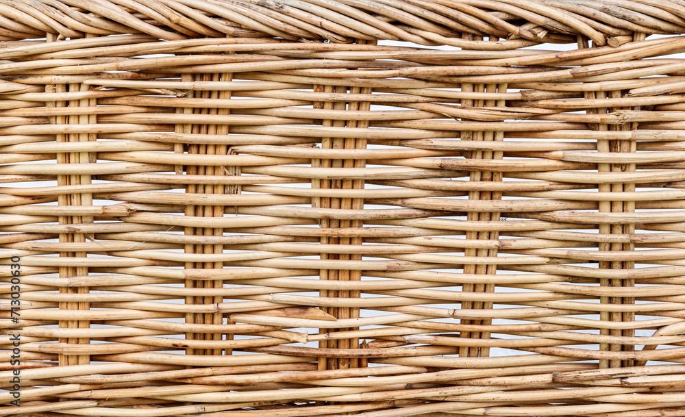 Texture brown woven rattan background Texture brown woven rattan background