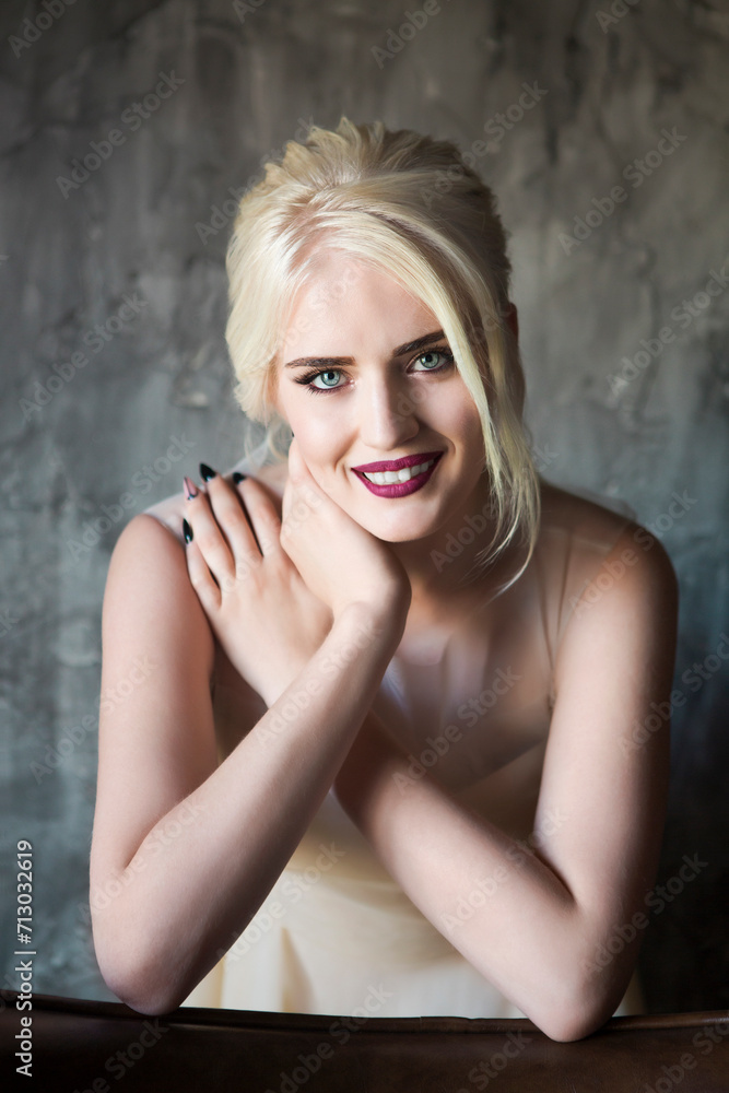 Portrait of beautiful young woman Portrait of beautiful young woman
