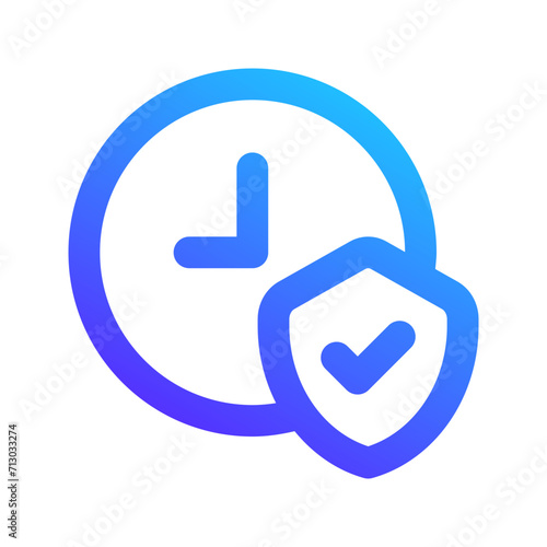 long term gradient icon