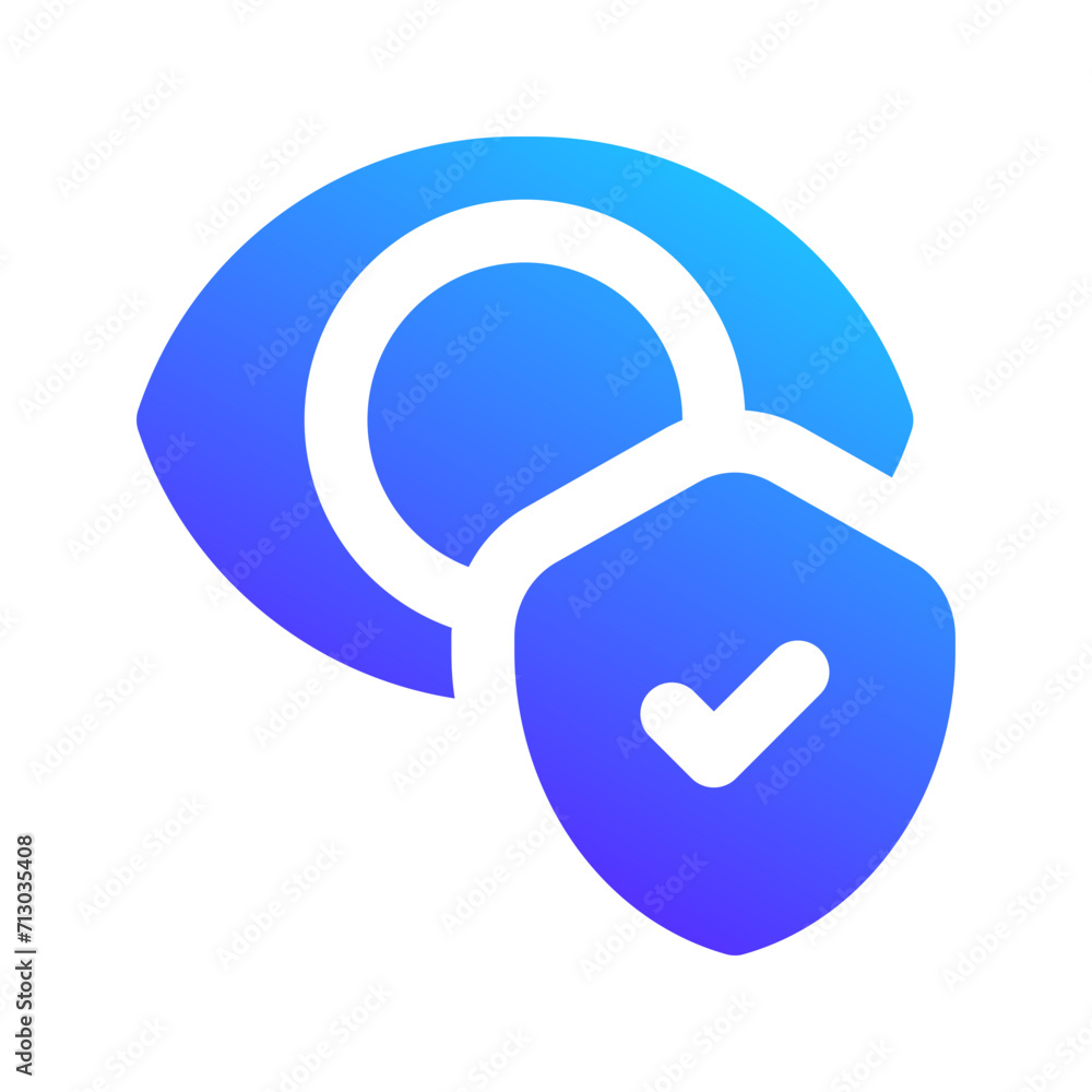 eye insurance gradient fill icon eye insurance gradient fill icon