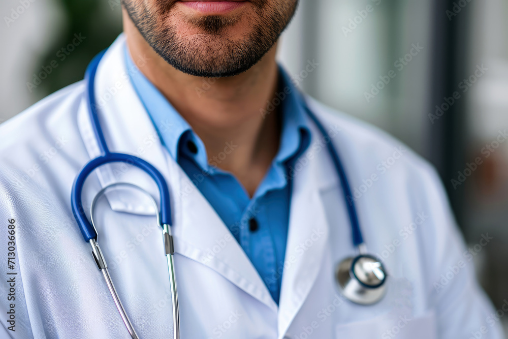 Doctor in white coat - Generated by Generative AI Doctor in white coat - Generated by Generative AI