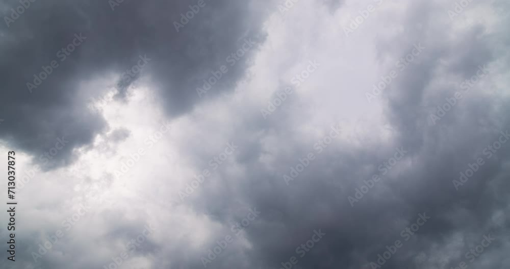 Timelapse of dark ominous storm clouds forming and dissolving Timelapse of dark ominous storm clouds forming and dissolving