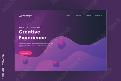 landing page background