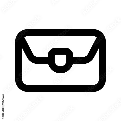 purse line icon