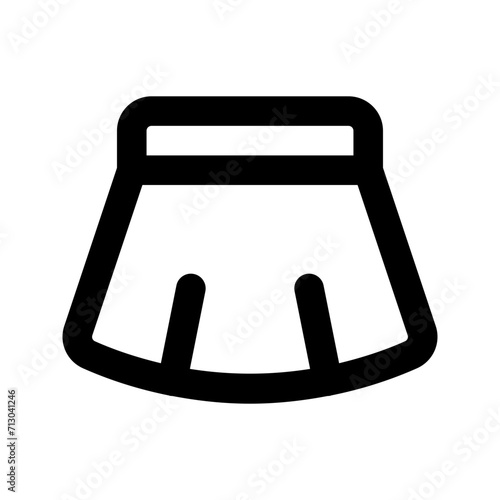 skirt line icon
