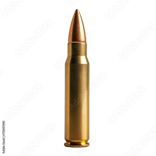 bullet isolated on transparent background photo