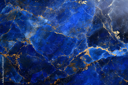 Polished lapis lazuli stone surface texture background photo