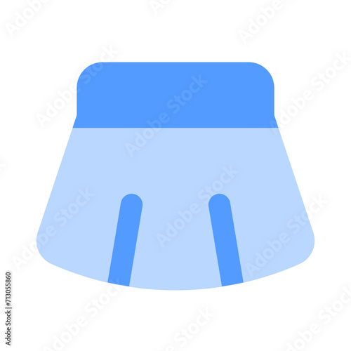 skirt duotone icon